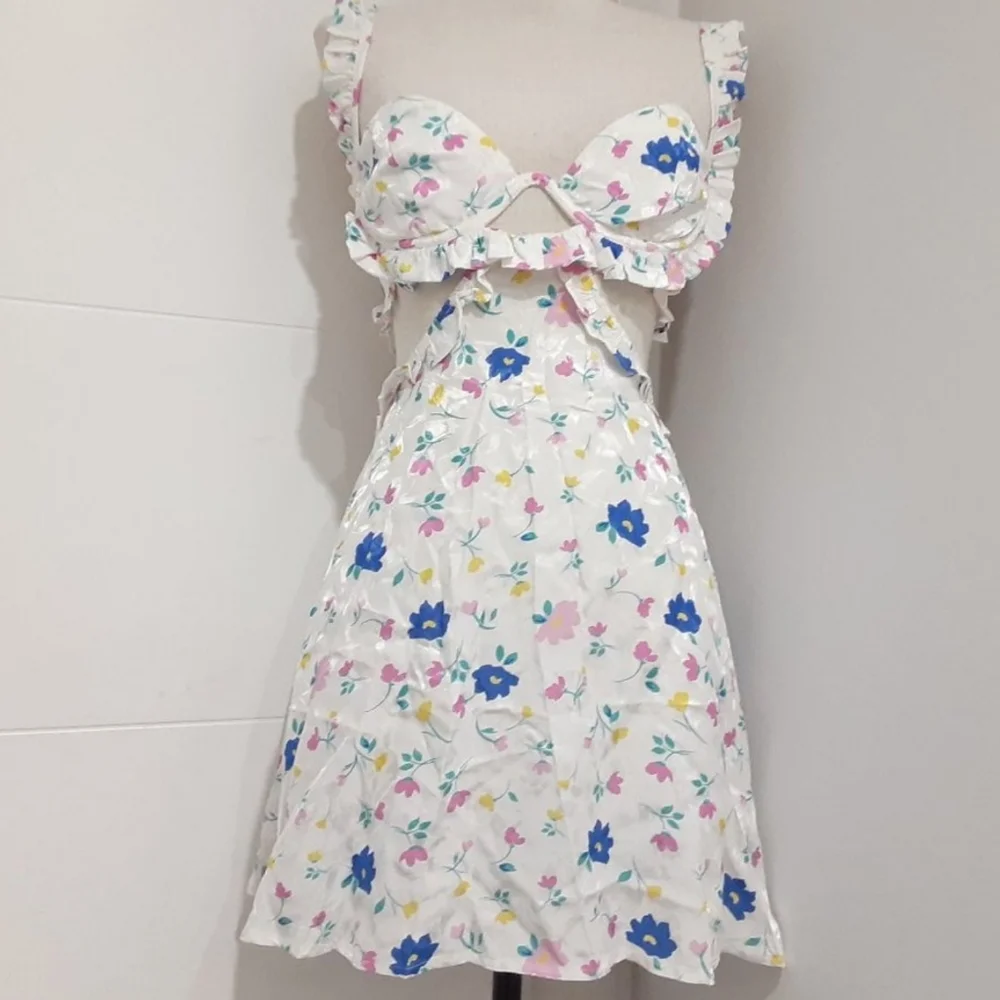 🍋For Love and Lemons Farrah Floral Mini with Cut-Outs - Picture 15 of 16